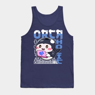 Orca Whale Animal Working Funny Tank Top